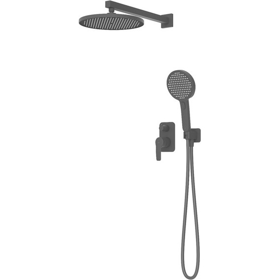 Душевая система для душа Iddis Optima Home OPHBL02i67, матовый черный - фото 