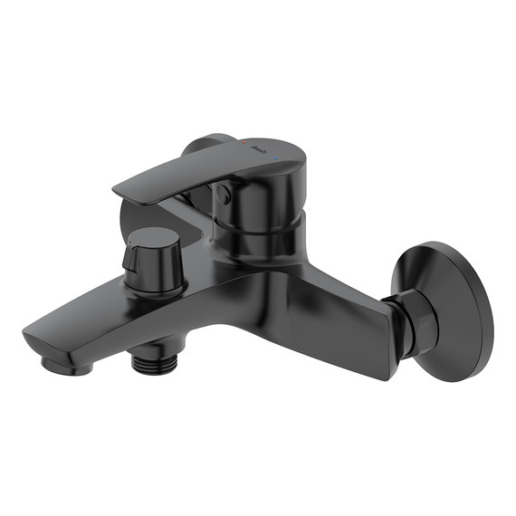 Смеситель для ванны Iddis Ray RAYBL02i02WA, черный - фото 