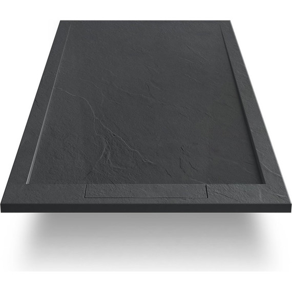 Поддон каменный Vincea 160х90 см VST-4SRL9016A, антрацит - фото 2