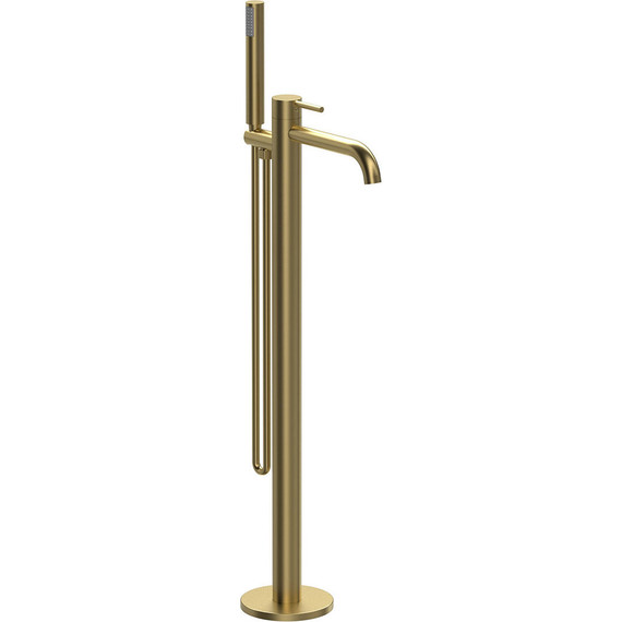 Смеситель для ванны Vincea Desire VTF-1DBG, брашированное золото - фото 