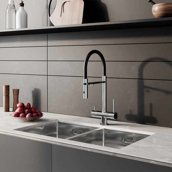 Смеситель для кухни Iddis Ace ACESBFFi05, хром/чёрный - фото 10