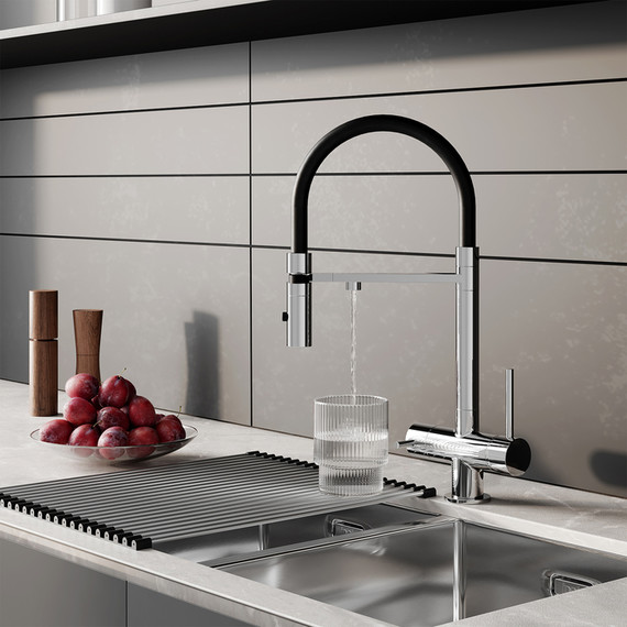 Смеситель для кухни Iddis Ace ACESBFFi05, хром/чёрный - фото 11