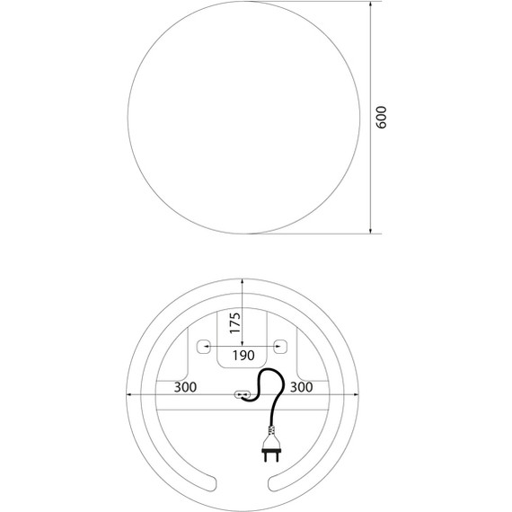 Зеркало Iddis Bild Led 60х60 см BIL6000i98 - фото 4