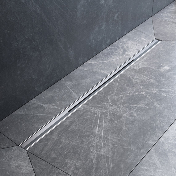 Душевой трап (лоток) 80 AM.PM MasterFlow Slim W01SC-S11-080-05SB комбинированный затвор со стальной матовой решеткой - фото 3