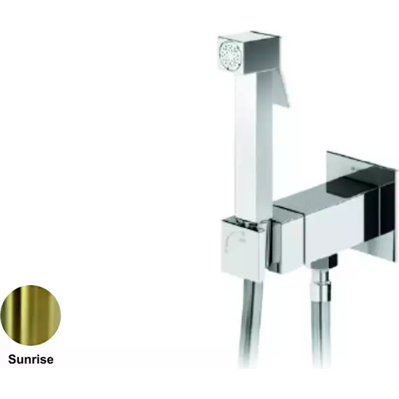 Набор для гигиенического душа Cezares PORTA-DIF-SR (со скрытой частью и прогрессивным картриджем) sunrise - фото 