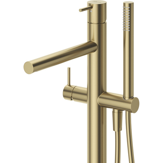 Смеситель для ванны Cezares LEAF-VDP-L-SR, sunrise, Цвет производителя: Sunrise - фото 3