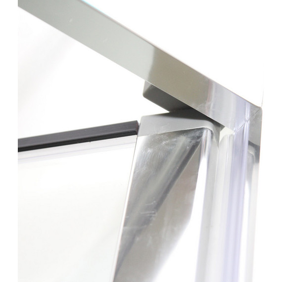 Душевая дверь CeruttiSpa 100 см BELLA D101T, хром/прозрачное - фото 3