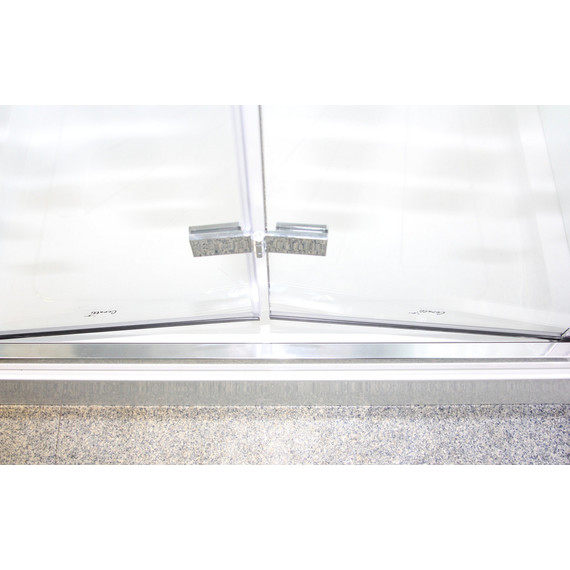 Душевая дверь CeruttiSpa 90 см BELLA D91T, хром/прозрачное - фото 4