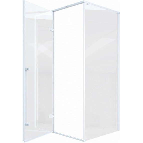 Душевое ограждение CeruttiSpa 120х90 см C1AW (стекло 8 мм), белый/прозрачное - фото 7