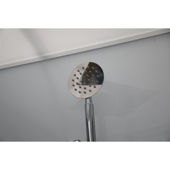 Душевая кабина CeruttiSpa 90х90 см VIVA91, хром/прозрачное (безсиликоновая сборка) - фото 4