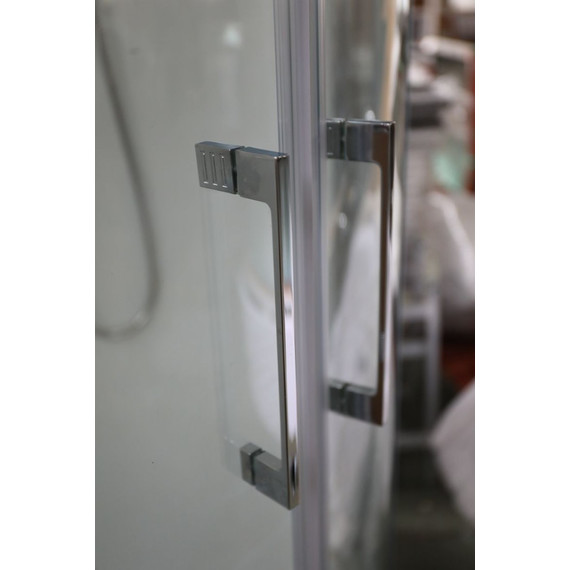 Душевая кабина CeruttiSpa 90х90 см VIVA91, хром/прозрачное (безсиликоновая сборка) - фото 7