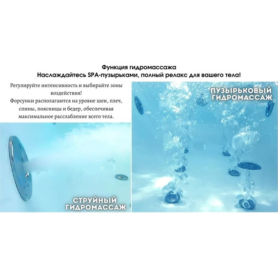 Ванна гидромассажная CeruttiSpa C-478A 170х120 см - фото 4