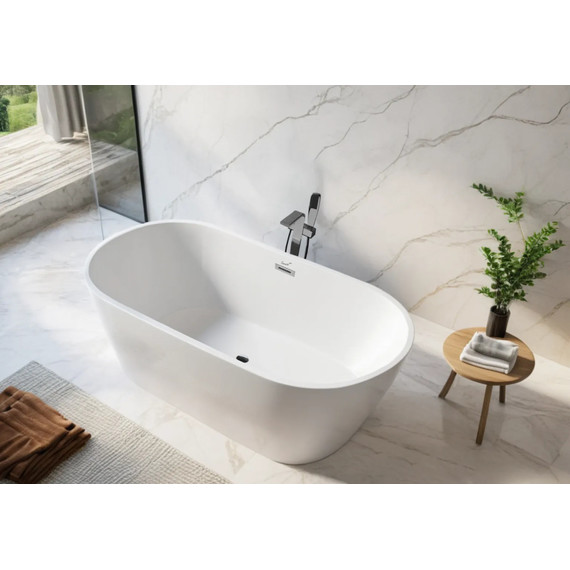 Ванна отдельностоящая CeruttiSpa 170x75 см RESIA170II CT10519 - фото 