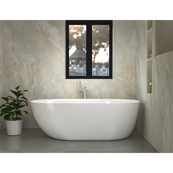 Ванна отдельностоящая CeruttiSpa 170x75 см Como CT7386 - фото 