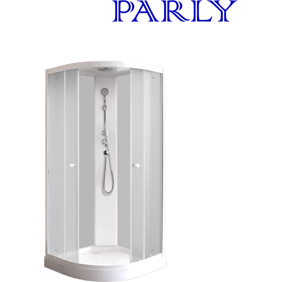 Душевая кабина Parly Effect 90х90 см EF931, белый/матовое - фото 2