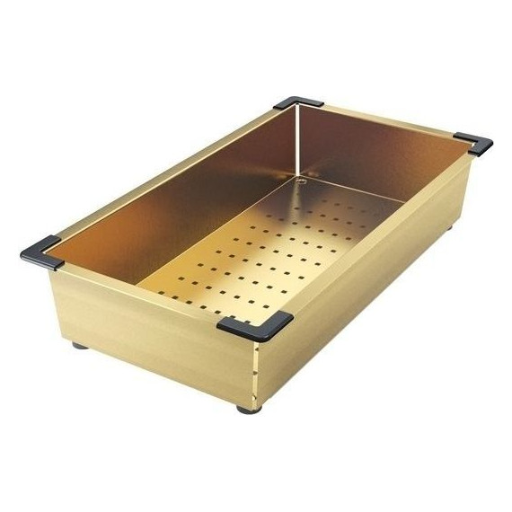 Коландер для кухонной мойки Iddis Kitchen Line KOL23MGi59, золото матовое - фото 