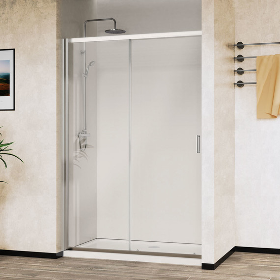 Душевая дверь Vincea City 130 см VDS-5CT130CL, хром/прозрачное - фото 2