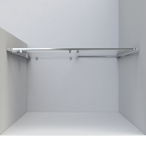 Душевая дверь Vincea Garda 125 см VDS-1G125CLB, чёрный/прозрачное - фото 4