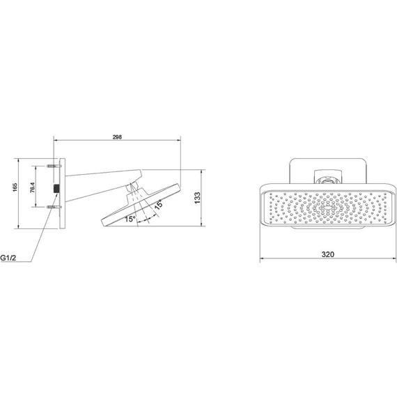 Душевая система для душа Vincea VSFW-421I4GM, вороненая сталь - фото 12