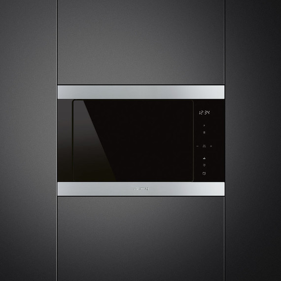 Встраиваемая микроволновая печь Smeg FMI325X - фото 3