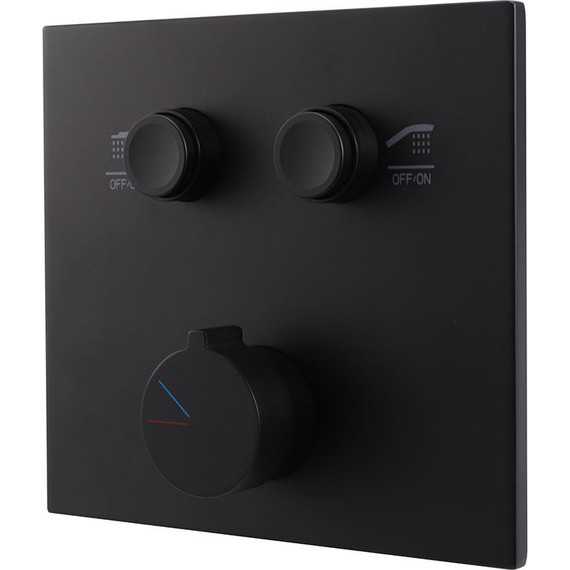 Смеситель для душа Vincea VSCV-421MB (со скрытой частью) матовый черный - фото 