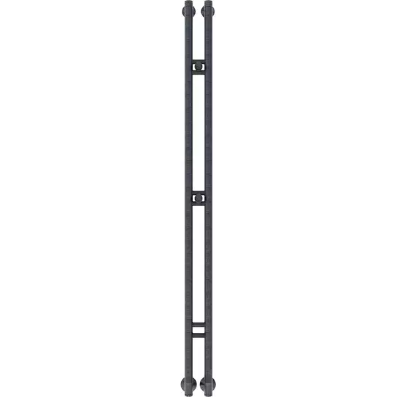 Полотенцесушитель водяной Veconi Maola-A П2 135х1500 мм M150GR-A, графит - фото 