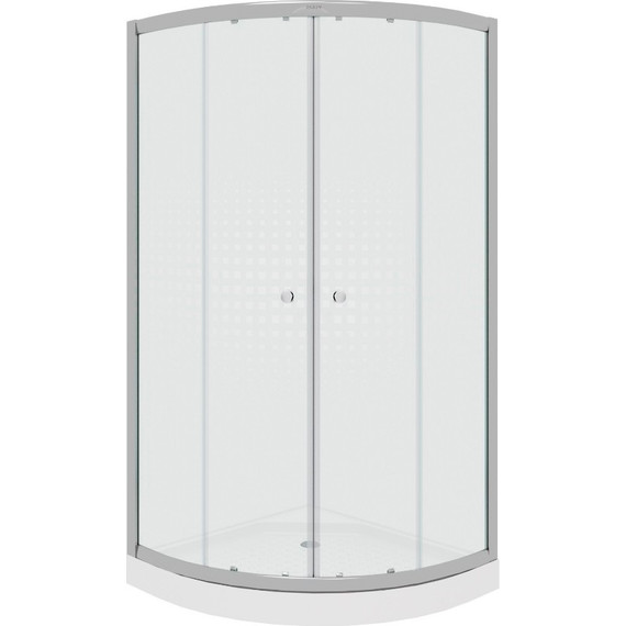 Душевое ограждение Parly 90х90 см Z9111, хром/прозрачное - фото 5