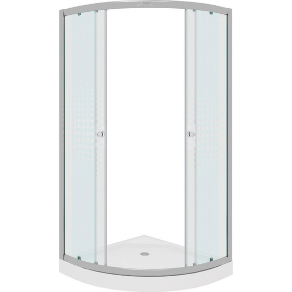 Душевое ограждение Parly 90х90 см Z9111, хром/прозрачное - фото 6