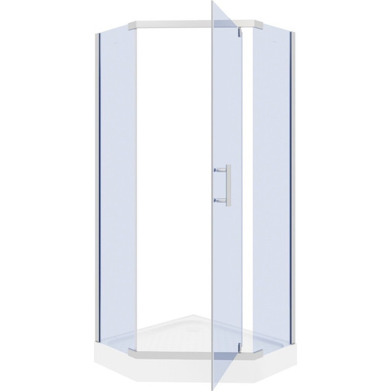 Душевое ограждение Parly 90х90 см ZPE911, хром/тонированное - фото 4
