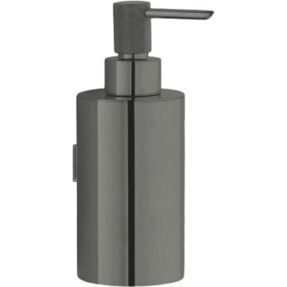 Дозатор для жидкого мыла Boheme Uno 10977-SGM, shine gun metal, Цвет производителя: shine gun metal - фото 