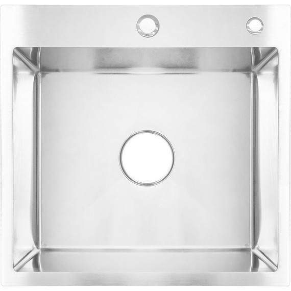 Кухонная мойка Azario Mia 0.8 мм AZS5050M, Цвет производителя: нержавеющая сталь - фото 2
