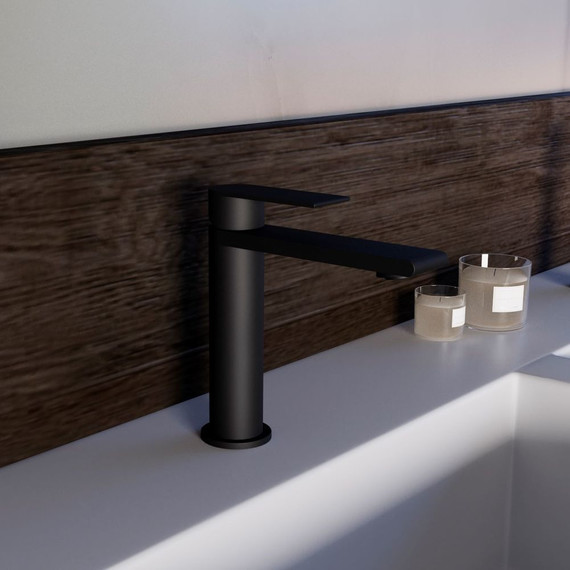 Смеситель для раковины Vincea Vogue (SS) VBF-2VS1MB, чёрный - фото 2