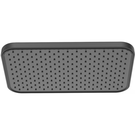 Верхний душ Raglo 350x200 мм R451.51.06, чёрный - фото 