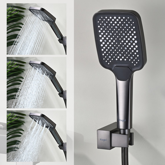 Смеситель для ванны Raglo R01.30.09, графит - фото 9