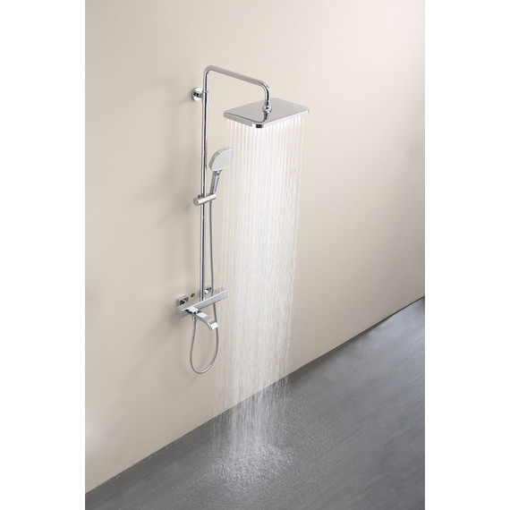 Душевая система с термостатом Raglo R22.26, хром - фото 4