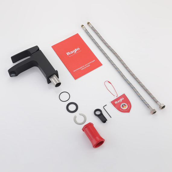 Смеситель для раковины Raglo R01.10.06, чёрный - фото 10