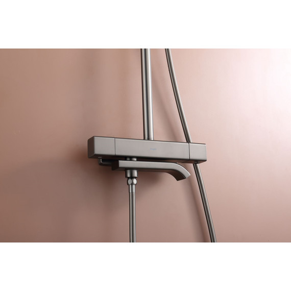 Душевая система с термостатом Raglo R22.26.09, графит - фото 7