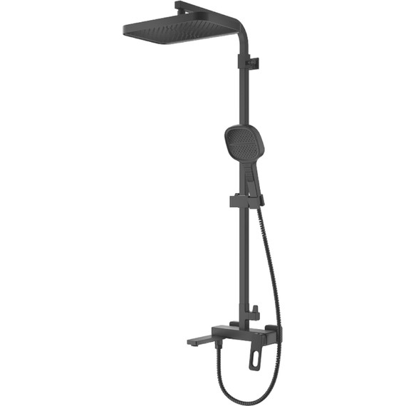 Душевая система Raglo R51.24.06, чёрный - фото 