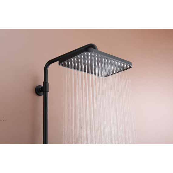 Душевая система с термостатом Raglo R22.26.06, чёрный - фото 7