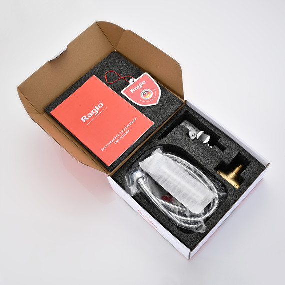 Набор для гигиенического душа Raglo R03.52 (со скрытой частью) хром - фото 10