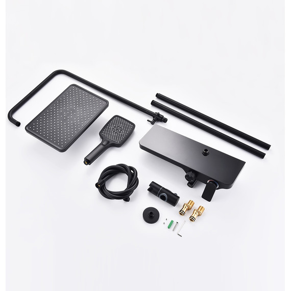 Душевая система Raglo R60.24.06, чёрный - фото 15