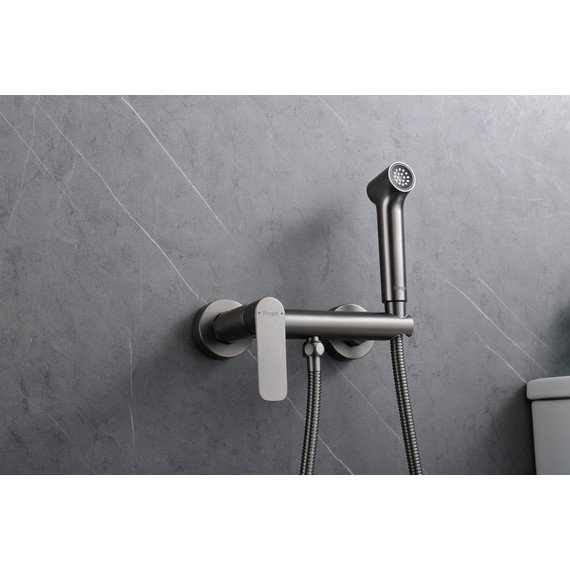 Набор для гигиенического душа Raglo R03.51.09, графит - фото 4