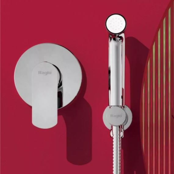 Набор для гигиенического душа Raglo R03.53 (со скрытой частью) хром - фото 3