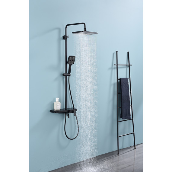 Душевая система Raglo R60.24.06, чёрный - фото 5