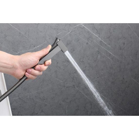 Набор для гигиенического душа Raglo R01.52.09 (со скрытой частью) графит - фото 7