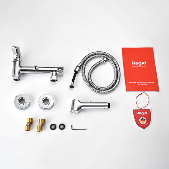 Набор для гигиенического душа Raglo R03.51, хром - фото 10