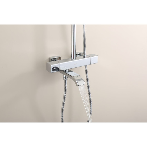 Душевая система с термостатом Raglo R22.26, хром - фото 6