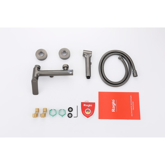 Набор для гигиенического душа Raglo R03.51.09, графит - фото 11