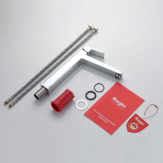 Смеситель для раковины высокий Raglo R30.15, хром - фото 9