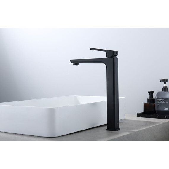 Смеситель для раковины высокий Raglo R51.15.06, чёрный - фото 5